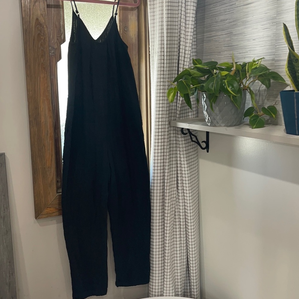 Target gauze jumpsuit